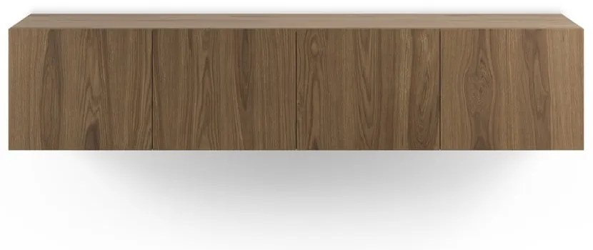 Szafka pod TV w dekorze dębu w naturalnym kolorze 180x38x35 cm Daroca – Marckeric