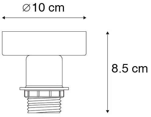 Lampa sufitowa ze stali - Combi