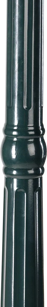 Rustykalna lampa zewnętrzna ciemnozielona 3-światłowa IP44 - New Orleans