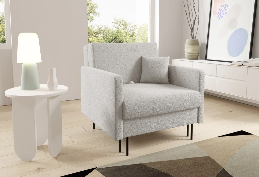 Fotel jednoosobowy Amerykanka rozkładany z funkcją spania Mara