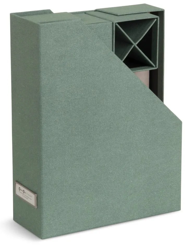 Kartonowe organizery zestaw 4 szt. Hugo Canvas Paper Laminate – Bigso