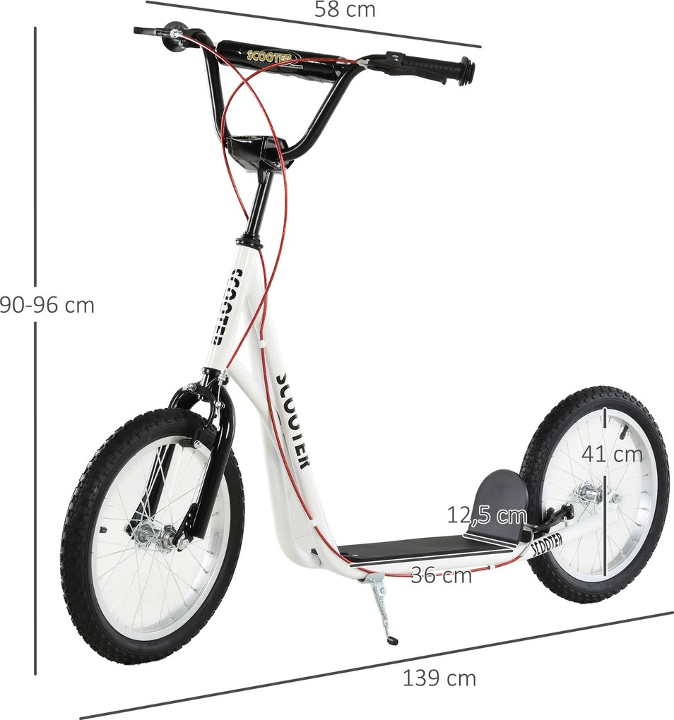 HOMCOM hulajnoga dla dzieci hulajnoga dziecięca