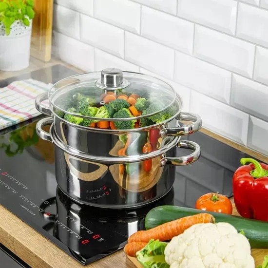 Komplet garnków na parę 24cm M3-A14