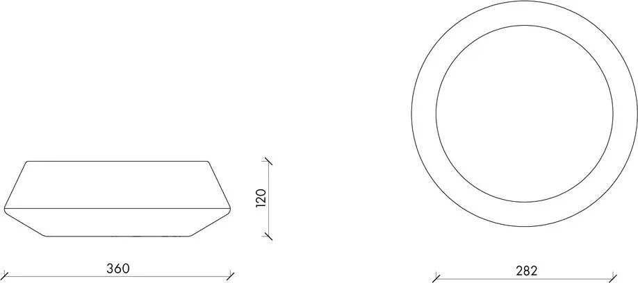 Miska dekoracyjna ceramiczna ø 36 cm Tuga – noo.ma