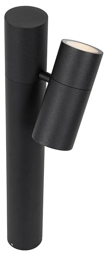 Zewnetrzna Stojąca lampa zewnętrzna czarna 50 cm regulowana - Duo Nowoczesny Oswietlenie zewnetrzne