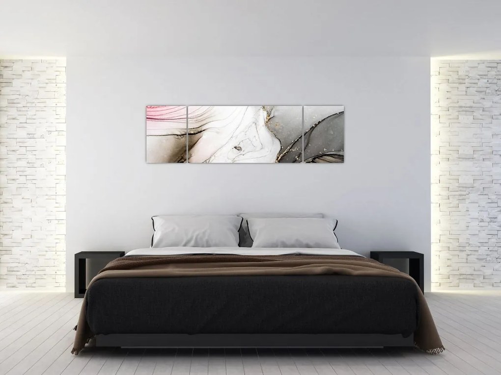Obraz - Atrament marmurkowy (170x50 cm)