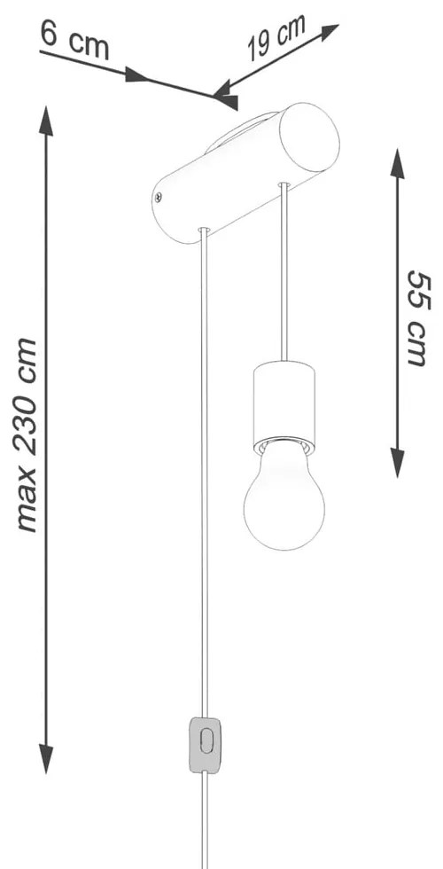 Kinkiet w naturalnym kolorze Arcadia – Sollux