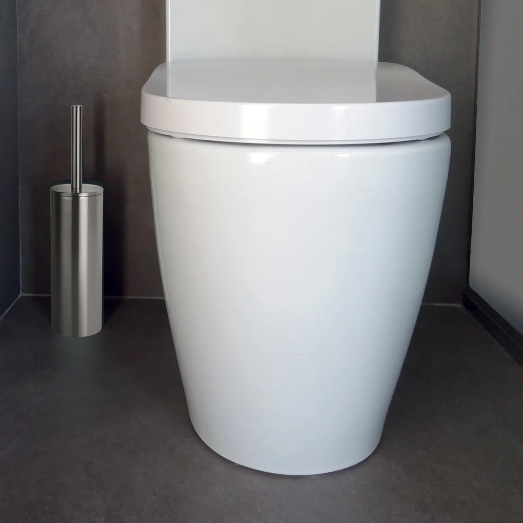 Spirella szczotka do WC Nyo/Akira, szczotkowanastal nierdzewna