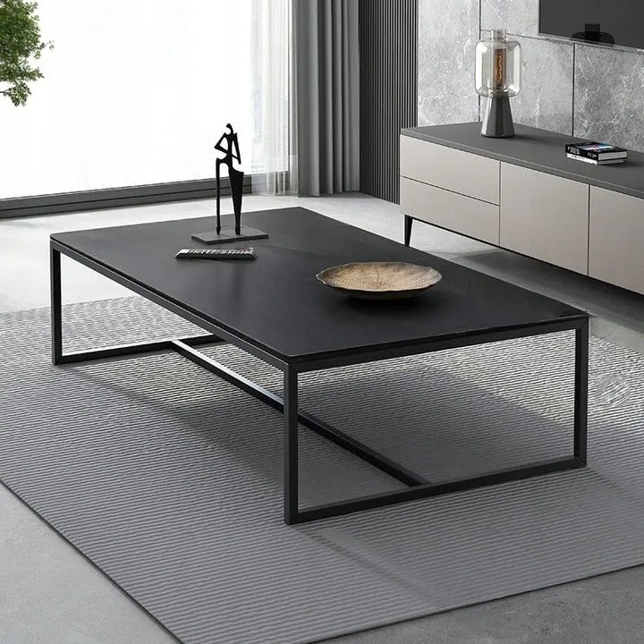 Ława stolik kawowy nowoczesny prostokątny 120 cm czarny industrialny loft