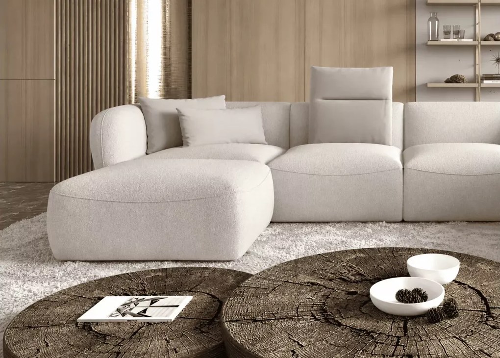 Narożnik Candelovio XL nowoczesny minimalistyczny do salonu styl skandynawski