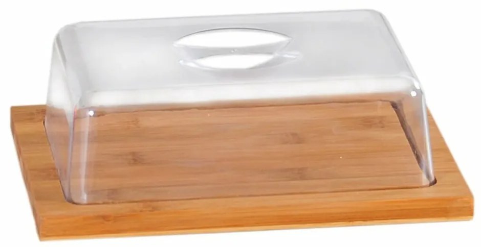 Kesper 58643 Bambusowa deska do krojenia z pokrywką, 25 x 20 x 8 cm