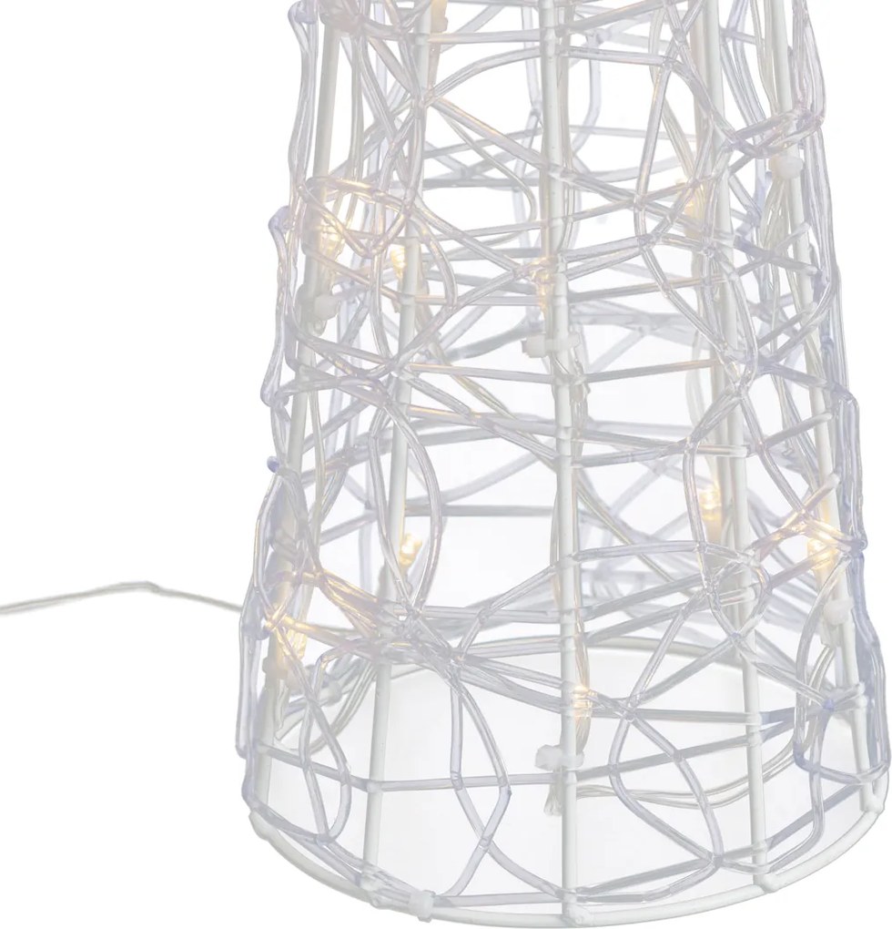 Choinka przezroczysta 60 cm z LED IP44 - Coni