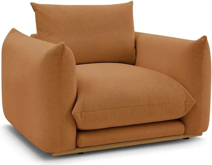 Pomarańczowy fotel Ernest – Bobochic Paris