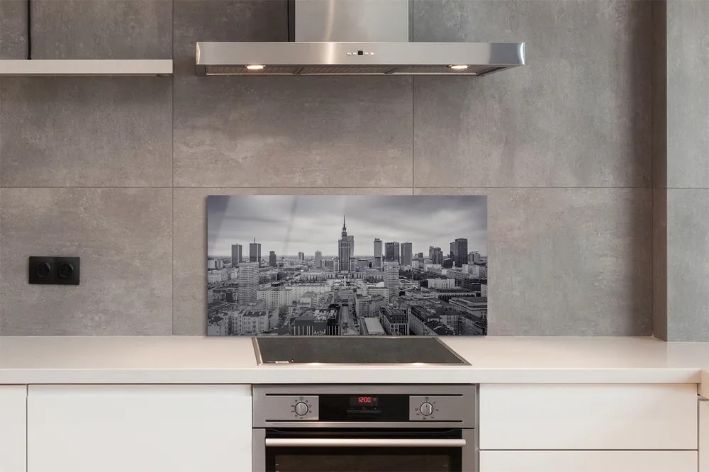 Szkło do Kuchni na Ścianę Biznesowe Serce Warszawy