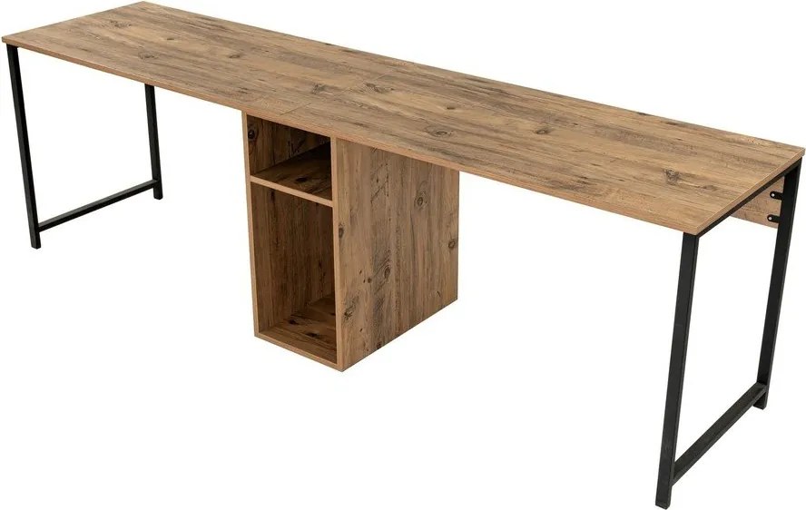 Biurko w dekorze sosny 60x240 cm Twin – Kalune Design