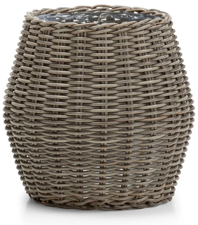 Doniczka ogrodowa ze sztucznego rattanu Bonami Essentials Grande Fiore
