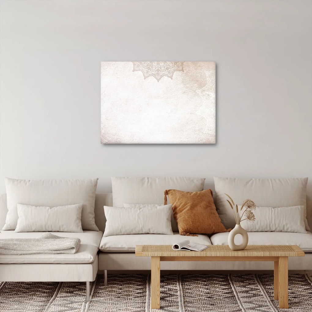 Obraz - Mandale na ścianie (70x50 cm)