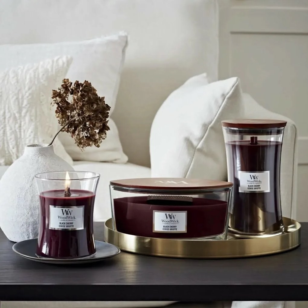 WoodWick Świeca zapachowa w dużym słoiku BlackCherry, 609 g
