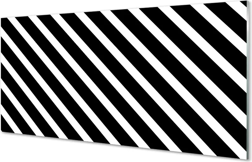 Panel Szklany Klasyczny Wzór Zebry