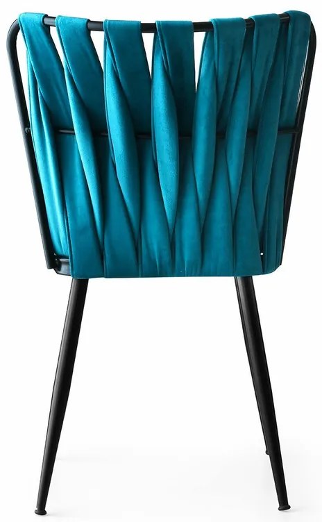 Zestaw krzeseł do jadalni Kusakli Blue, 4 szt., 4 szt.