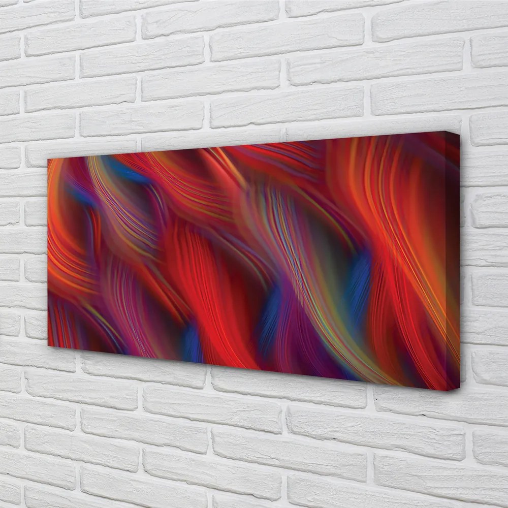 Fotoobraz na płótnie Fraktalne Paski w Kolorze