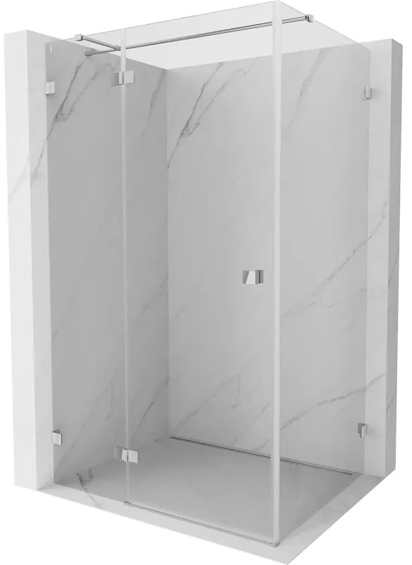 Mexen Lunar T kabina prysznicowa uchylna lewa 85 x 120 cm, transparent, chrom - 834T-085-120-01-00-L