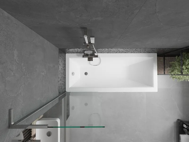Mexen Next L parawan nawannowy 1-skrzydłowy 60 x 150 cm, transparent, chrom - 895-060-000-03-00-01