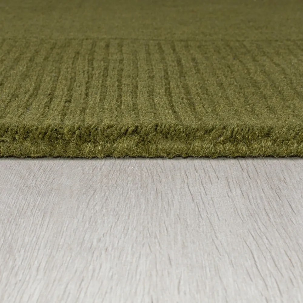 Zielony dywan wełniany 200x290 cm – Flair Rugs