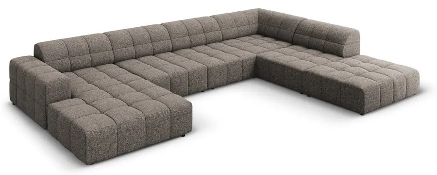 Ciemnoszary narożnik (prawostronny/w kształcie litery U) Chicago – Cosmopolitan Design