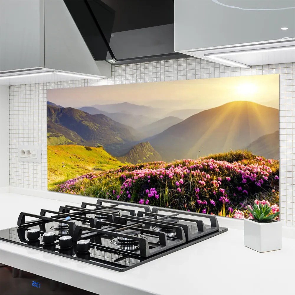 Panel Szklany Panorama Górskiej Hali