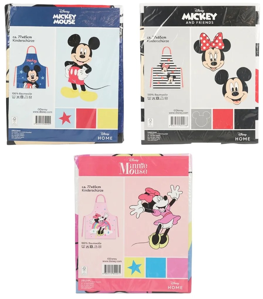 Dziecięcy fartuch MICKEY MOUSE - różne kolory Kolor: Niebieski