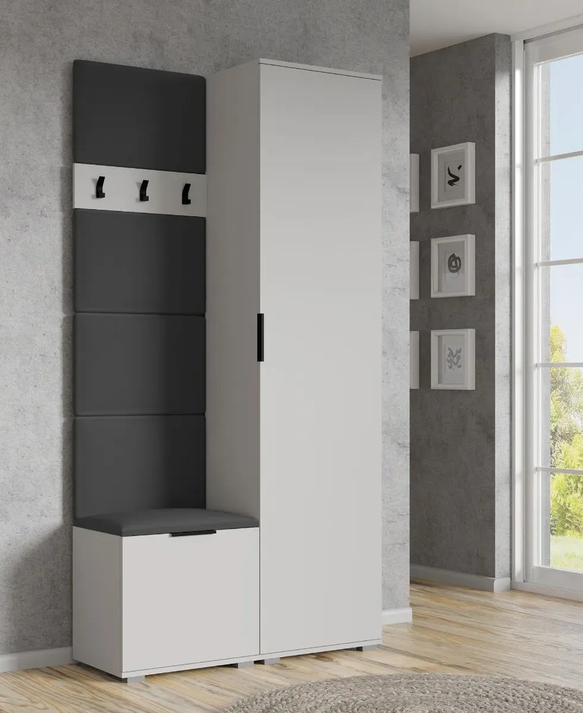 Panel tapicerowany CLIF P-50 50x35 szary HALMAR