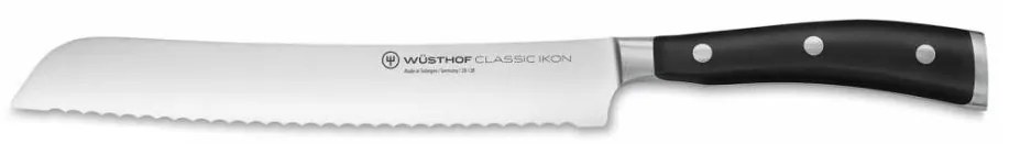Wüsthof CLASSIC IKON nóż do chleba 20 cm czarny