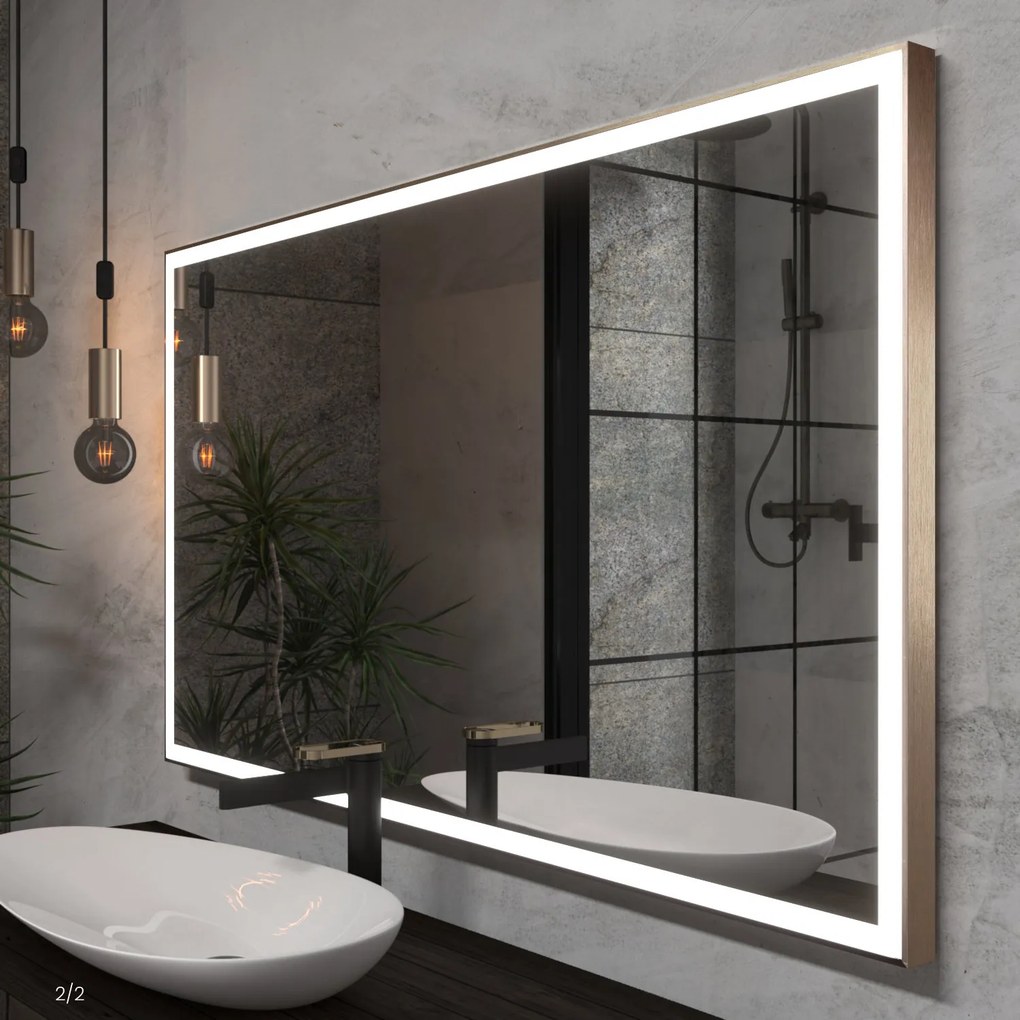 Lustro łazienkowe LED F1