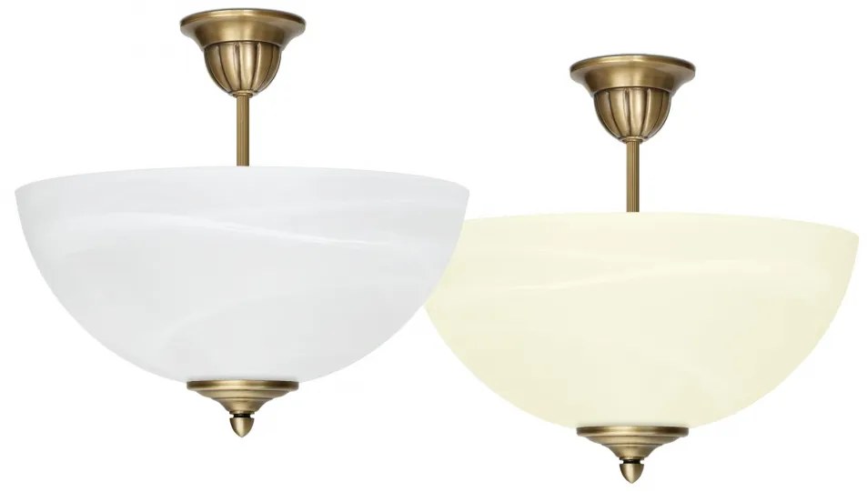 Lampa mosiężna z 1 kloszem V-S1A