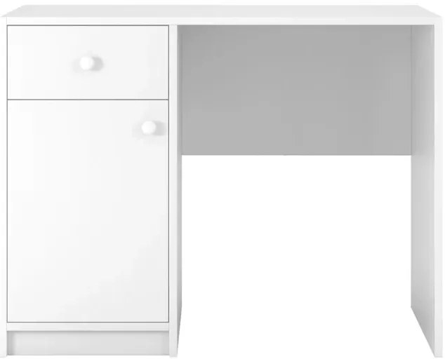 Białe biurko dla dziecka 100 cm T8-A82