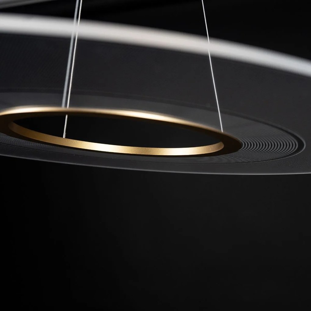Pojedyncza lampa ledowa z okrągłym kloszem Eclipse No.1