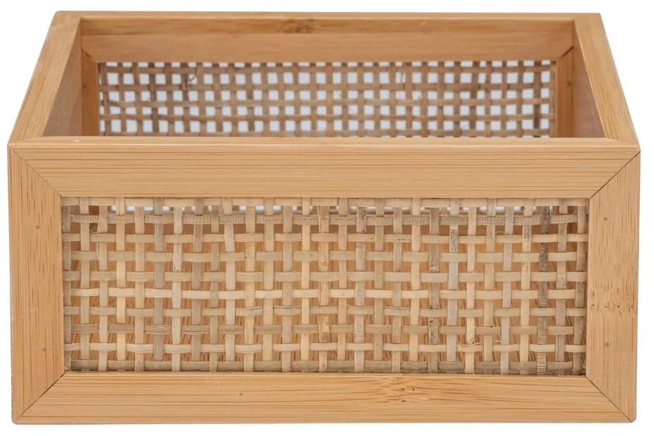 Bambusowy organizer łazienkowy Wenko Allegre, 15x7 cm