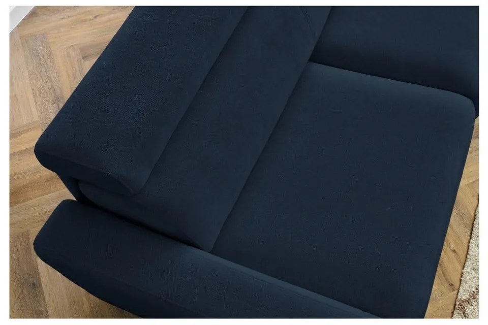 Ciemnoniebieska rozkładana sofa 215 cm Monaco – Bobochic Paris