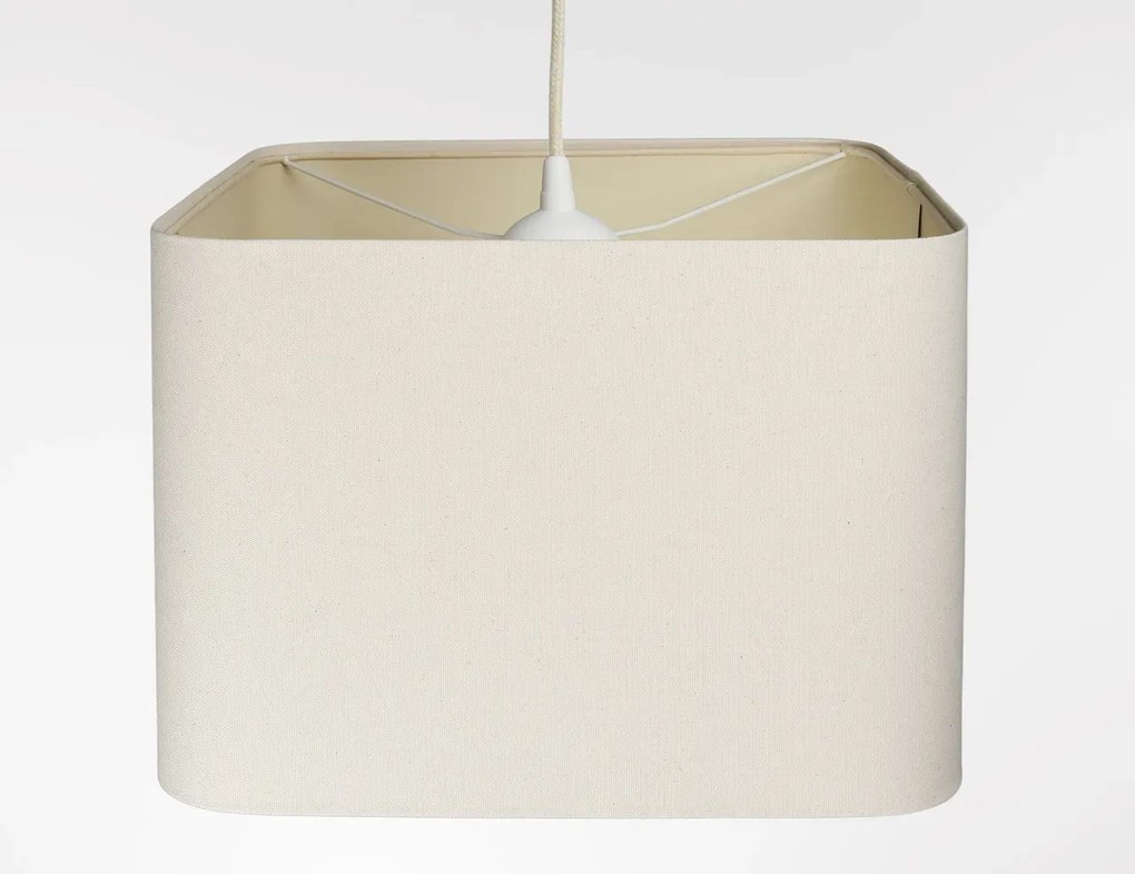 Lampa wisząca KWADRO LEN 011-40w20 kremowa BPS KONCEPT