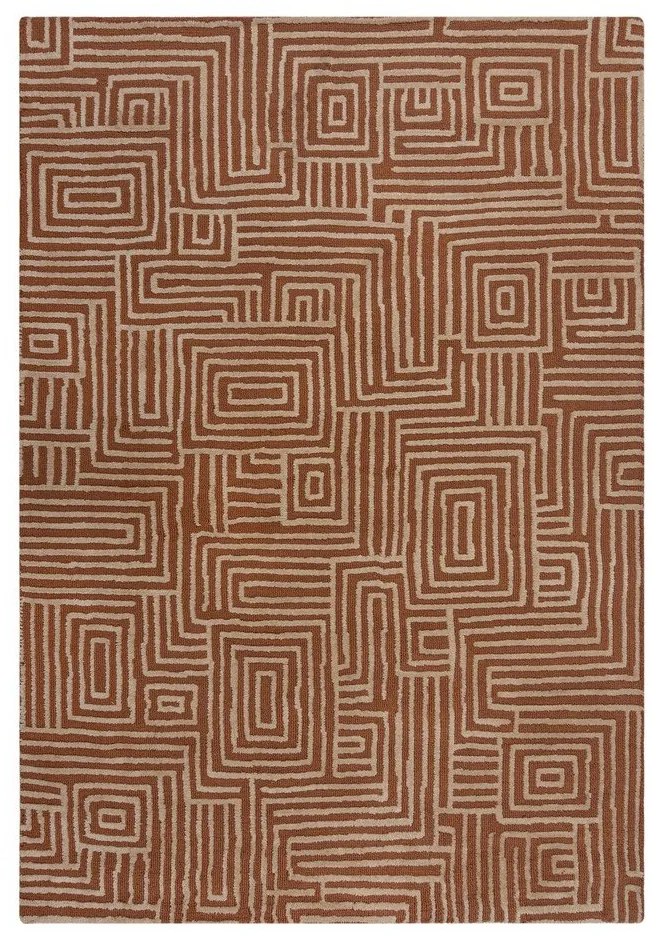 Dywan w kolorze terakoty 120x170 cm Kylo – Flair Rugs