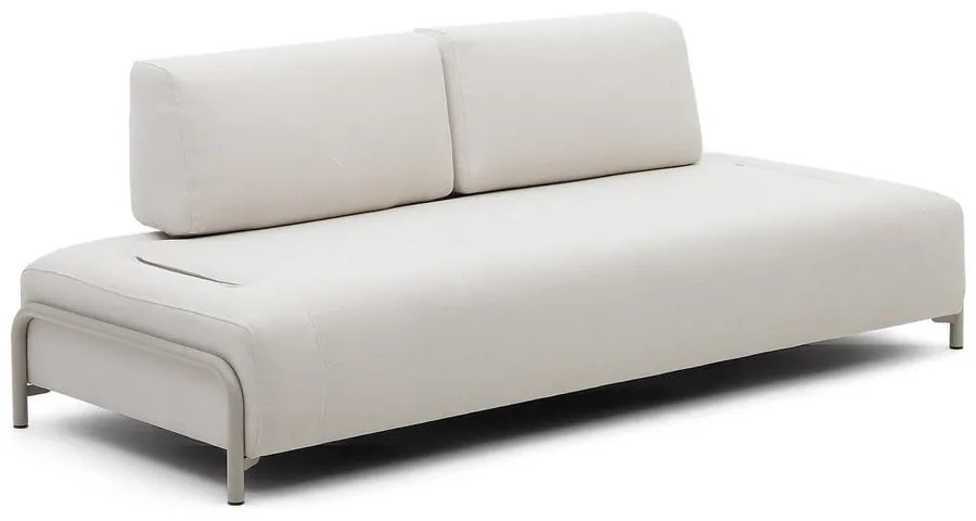 Beżowa sofa modułowa z tkaniny szenilowej 232 cm Compo – Kave Home