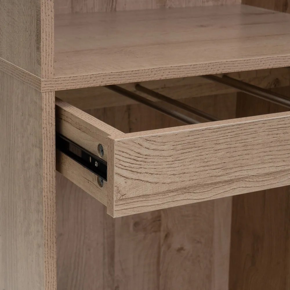 Otwarta szafa modułowa w dekorze dębu w naturalnym kolorze 60x180x45 cm Modular – Casa Selección