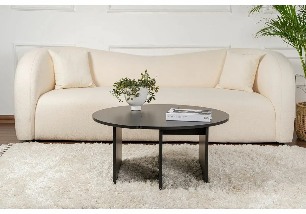 Stolik konferencyjny Moira Wood Black