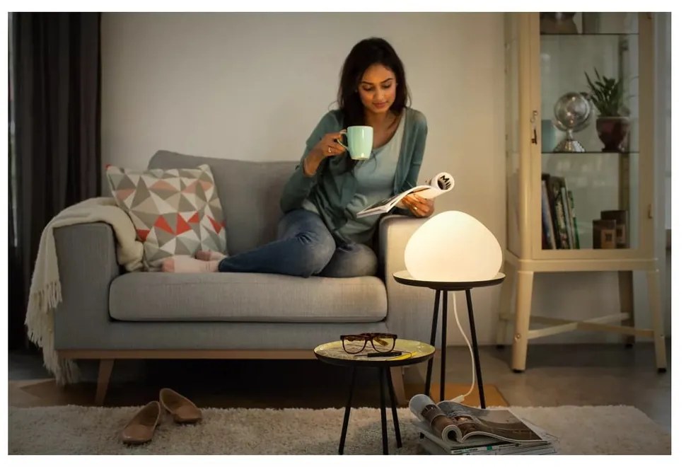 Inteligentna lampa stołowa LED 8 W Wellner – Philips Hue