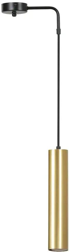 Czarna nowoczesna lampa wisząca tuba - D061 F9-G57