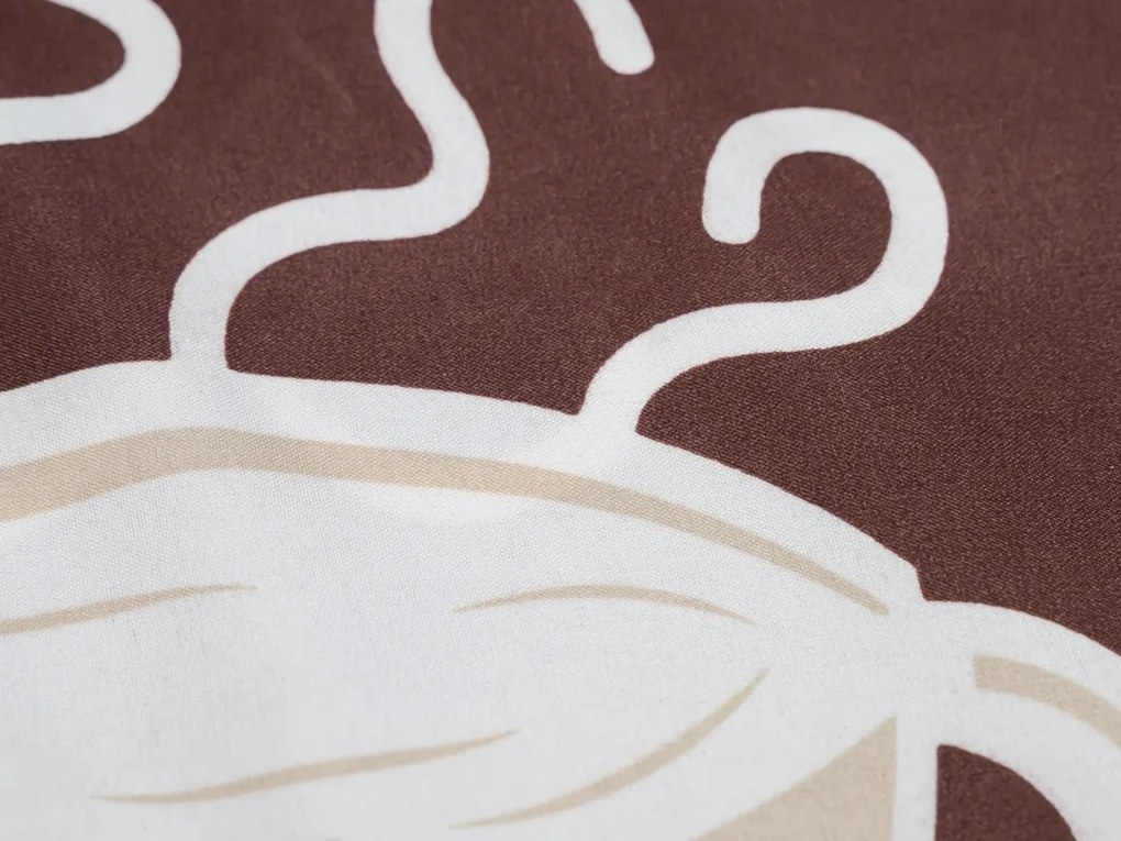 PrzytulneMieszkanie.pl PrzytulneMieszkanie.pl Pościel bawełniana COFFEE brązowa