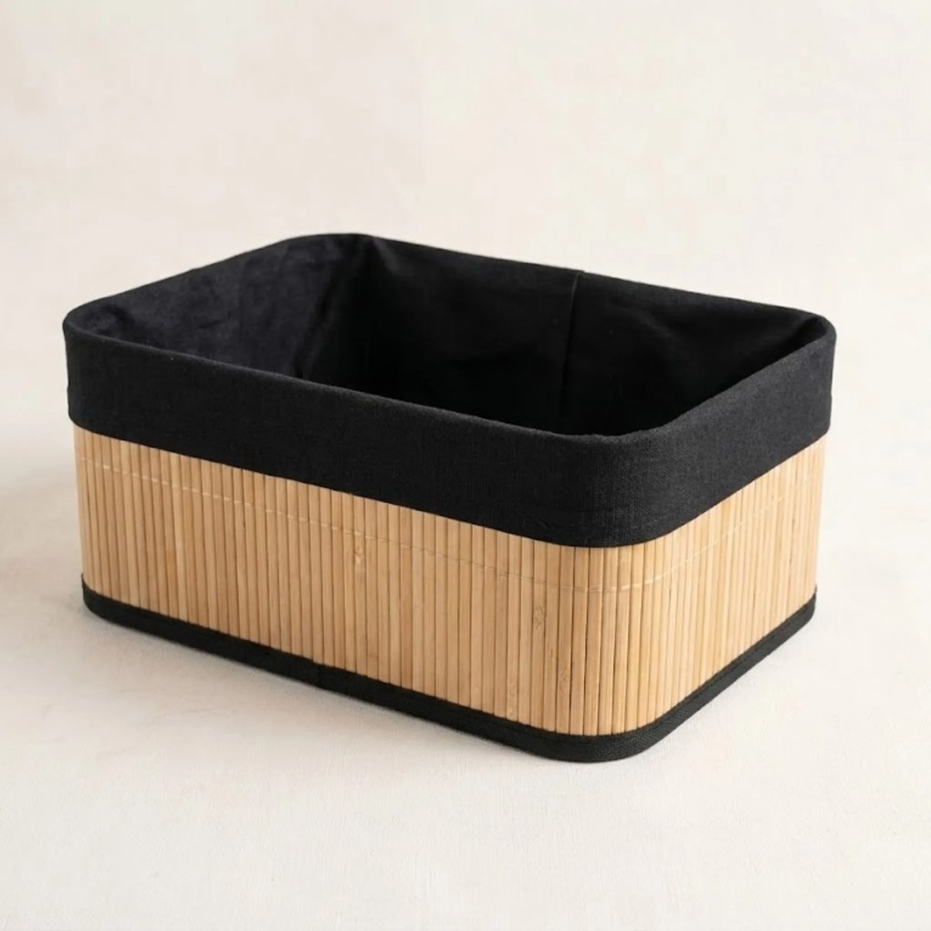 Zestaw bambusowych koszyków do przechowywania VINNO