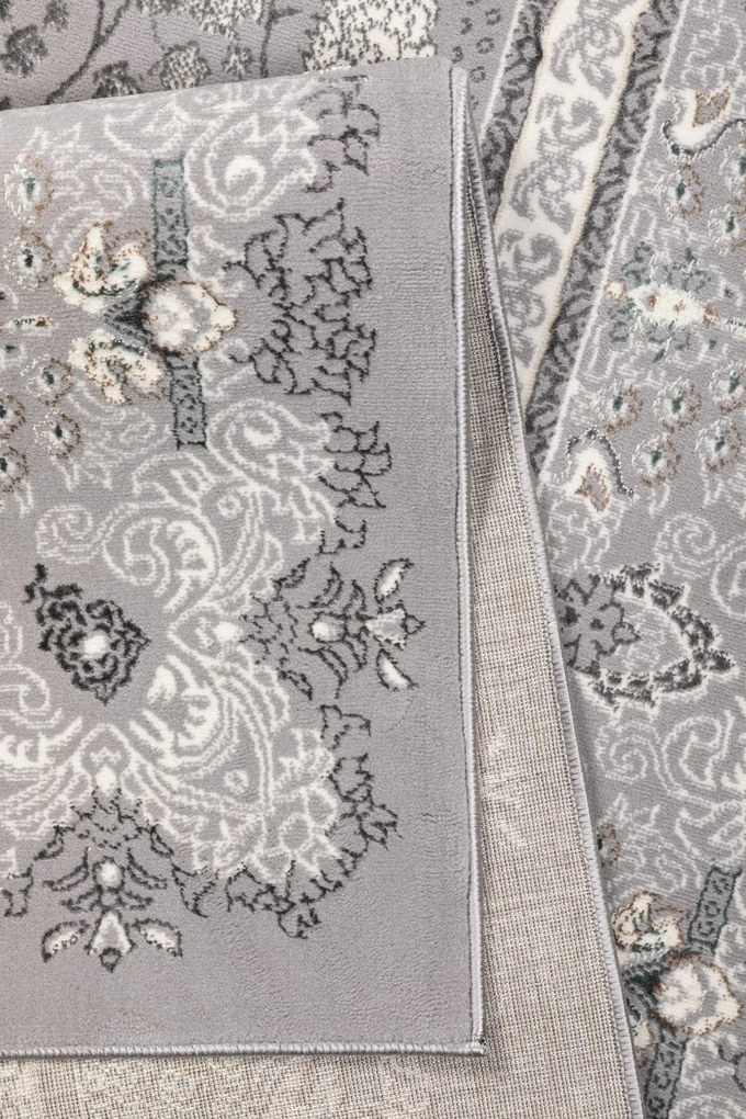Dywan vintage Beyond Rozeta szary 200 cm x 290 cm