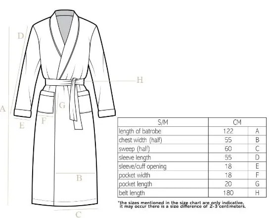 Musztardowy szlafrok z mikropluszu w rozmiarze S/M Cozy – Tiseco Home Studio